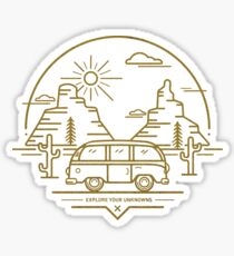 Explore Your Unknowns - Daytime Sticker