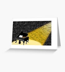 Evening Notes Greeting Card