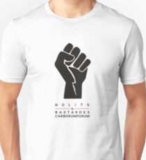 Nolite te bastardes carborundorum (white) Unisex T-Shirt