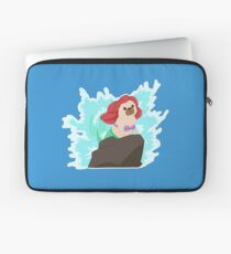 "Paw-t of your world" The Little mer-pug! Laptop Sleeve