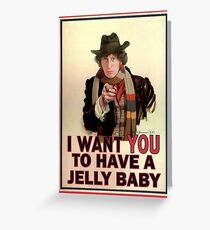 I want you to have a jelly baby Greeting Card