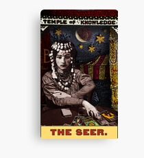 The Seer: from the Tarot of the Zirkus Mägi Canvas Print
