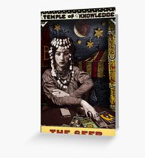 The Seer: from the Tarot of the Zirkus Mägi Greeting Card