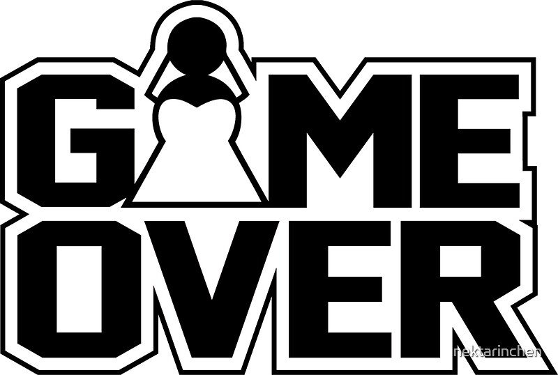 game over wedding shirt