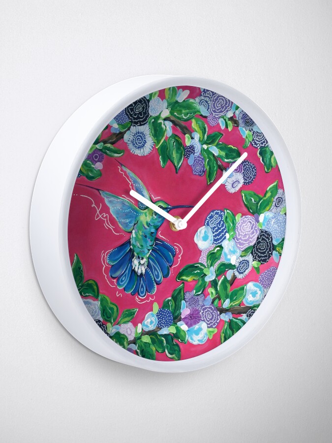 Alternate view of Hummingbird Clock