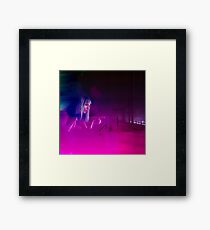 K - Hologram Framed Print