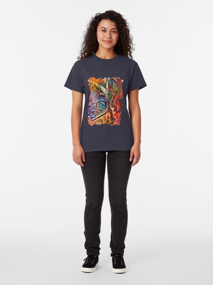 Alternate view of COLOURFUL TEXTURED GEOMETRIC STEAMPUNK ABSTRACT Classic T-Shirt