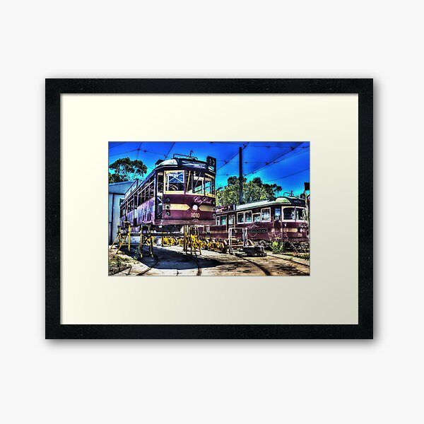 Tram awaiting relife #3 Framed Art Print