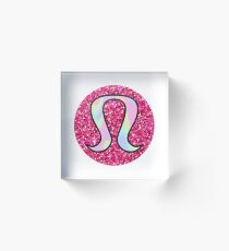 Bloque acrílico lululemon
