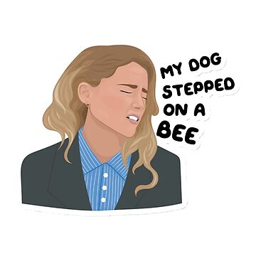 My dog stepped on a bee Postcard for Sale by LukjanovArt
