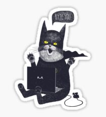 Geek Cat Sticker