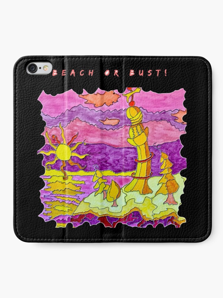 Alternate view of FUN BEACH LIGHTHOUSE OCEAN SEASCAPE iPhone Wallet