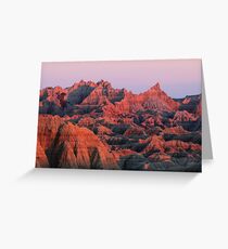 Badlands Dreaming Greeting Card