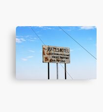Bates Motel Canvas Print