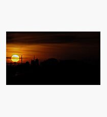 An Amish Sunset Photographic Print