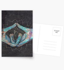 Vishuddha - throat chakra mudra Postcards
