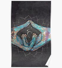 Vishuddha - throat chakra mudra Poster