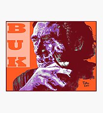 Charles Bukowski - PopART Photographic Print