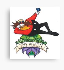 TRY AGAIN Canvas Print