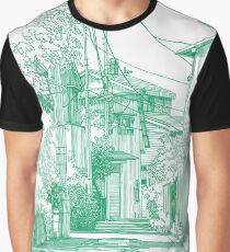 Manga Hintergrund 01 Grafik T-Shirt