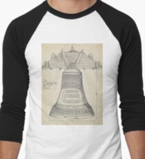 Fontainbleau Plantation Bell - Thomas Byrne - Vintage Architecture Men's Baseball ¾ T-Shirt