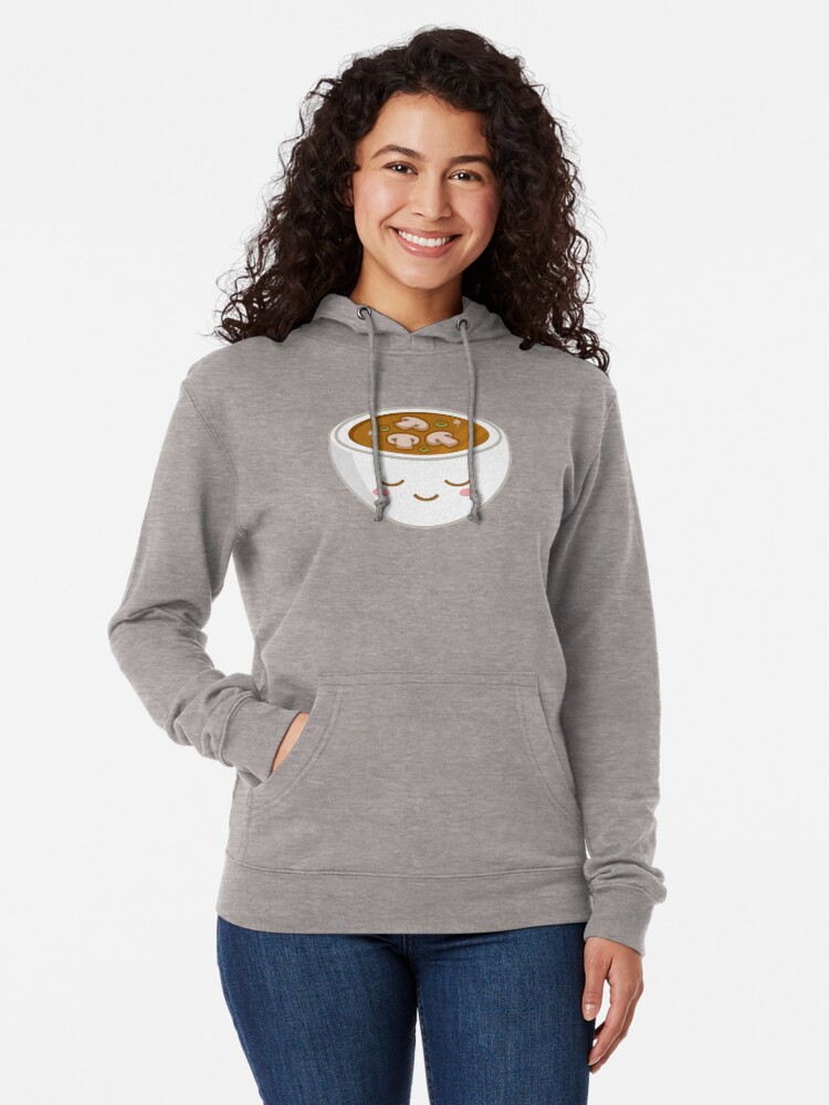 Alternate view of Mushroom Soup Lightweight Hoodie
