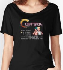 Contra (NES) Title Screen Women's Relaxed Fit T-Shirt