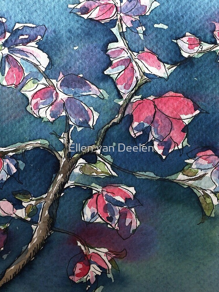 Watercolor iphone case by Ellen