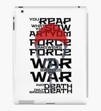 Khan Quote iPad Case/Skin