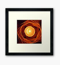 Analogue Warmth Framed Print