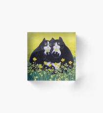 Buttercups Acrylic Block