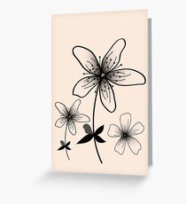Flowers Designs Greeting Card