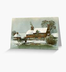 Winter Scene Greeting Card