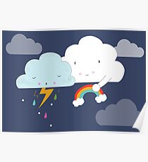 get well soon little cloud poster
