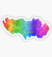 Bombs Away Tracer! Rainbow! Sticker