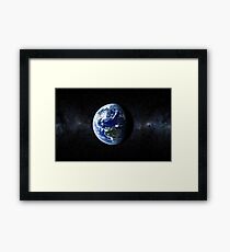 EARTH. Home. The Pale Blue Dot Framed Print