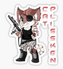 Cat Plissken Sticker