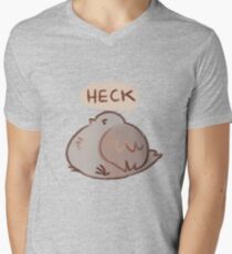 Heckvogel T-Shirt mit V-Ausschnitt
