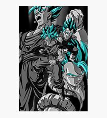 Vegeta and Goku SSB Fusions Photographic Print