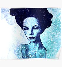 Cool blue Poster