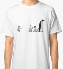 little penguin says No I am not going to school Classic T-Shirt