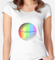 BO BURNHAM Women's Fitted Scoop T-Shirt