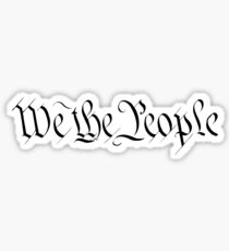 We The People - US Constitution Sticker