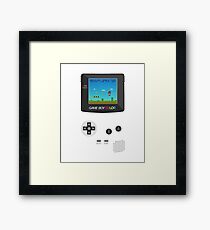 Retro Nintendo Game Boy Super Mario Framed Print