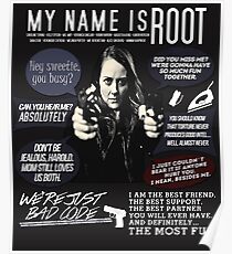 Root - Person von Interesse - Amy Acker Poster