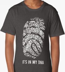 MUSIC NOTES IT IS IN MY DNA Long T-Shirt