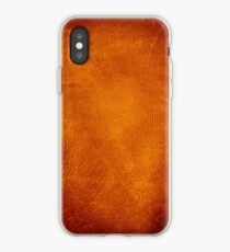 Grunge leather iPhone Case