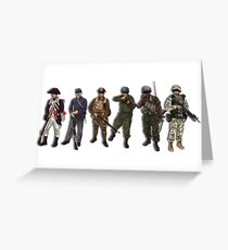 US Military Greeting Card