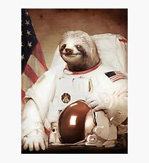 Sloth Astronaut Photographic Print