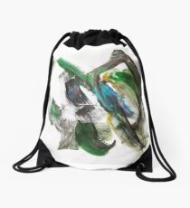 April Cow no.4 Drawstring Bag